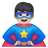 Man Superhero: Light Skin Tone