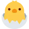 Poussin à l’éclosion Emoji 🐣 image - Twitter / X (Twemoji) style
