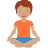 Person In Lotus Position: Medium Skin Tone Emoji 🧘🏽 image - Twitter / X (Twemoji) style