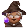 Woman Mage: Medium-Dark Skin Tone Emoji 🧙🏾‍♀️ image - Samsung style