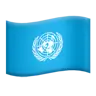 Flag: United Nations Emoji 🇺🇳 image - Apple style