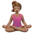  Woman In Lotus Position: Medium Skin...