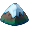 Snow-Capped Mountain Emoji 🏔 image - Samsung style