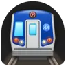 Metro Emoji 🚇 image - WhatsApp style