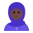 Woman With Headscarf: Dark Skin Tone
