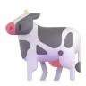วัว Emoji 🐄 image - Microsoft 3D Fluent style