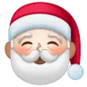 Santa Claus: Light Skin Tone Emoji 🎅🏻 image - Samsung style
