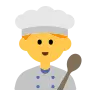 Man Cook Emoji 👨‍🍳 image - Tossface style