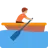 Person Rowing Boat: Medium Skin Tone
