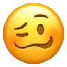 Gesicht mit unebenen Augen und gewelltem Mund Emoji 🥴 image - Apple style