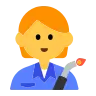 Factory Worker Emoji 🧑‍🏭 image - Tossface style