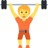 Emoji Sollevatore di pesi 🏋 image - Twitter / X (Twemoji) style