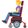 Woman In Motorized Wheelchair Emoji 👩‍🦼 image - Twitter / X (Twemoji) style