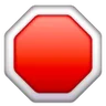 Emoji Segno ottagonale 🛑 image - Samsung style