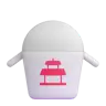 Mitnahmebox Emoji 🥡 image - Microsoft 3D Fluent style