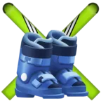Skis Emoji 🎿 image - Facebook Meta style