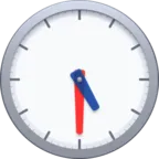 5시 30 분 시계 얼굴