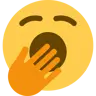 Bâillement Emoji 🥱 image - Twitter / X (Twemoji) style