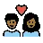 Couple With Heart: Medium-Dark Skin Tone