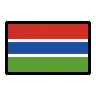 Flag: Gambia Emoji 🇬🇲 image - OpenMoji style