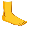 Emoji Piede 🦶 image - Google Noto Color Animated style