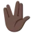 Vulcan Salute: Dark Skin Tone
