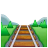 Emoji Linea ferroviaria 🛤 image - Samsung style
