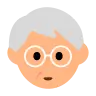 Older Person: Medium-Light Skin Tone Emoji 🧓🏼 image - Tossface style