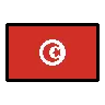 Flag: Tunisia Emoji 🇹🇳 image - OpenMoji style