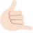 Call Me Hand: Light Skin Tone