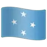 Flag: Micronesia Emoji 🇫🇲 image - WhatsApp style