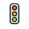 Semáforo vertical Emoji 🚦 image - OpenMoji style