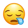ใบหน้าง่วงนอน Emoji 😪 image - Telegram style