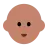 Person: Medium Skin Tone, Bald
