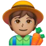 Farmer: Medium Skin Tone Emoji 🧑🏽‍🌾 image - Samsung style