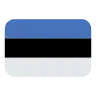 Flag: Estonia Emoji 🇪🇪 image - Tossface style