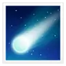 Comet Emoji ☄ image - WhatsApp style