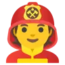 Firefighter Emoji 🧑‍🚒 image - Google Noto Color style