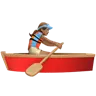 Woman Rowing Boat: Medium Skin Tone Emoji 🚣🏽‍♀️ image - Apple style