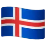 Flag: Iceland Emoji 🇮🇸 image - WhatsApp style