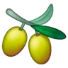 Rameau d'olivier Emoji 🫒 image - Samsung style
