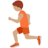 Person Running: Medium Skin Tone Emoji 🏃🏽 image - Twitter / X (Twemoji) style