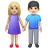 Woman And Man Holding Hands: Medium-Light Skin Tone, Light Skin Tone