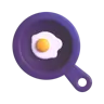 การปรุงอาหาร Emoji 🍳 image - Microsoft 3D Fluent style