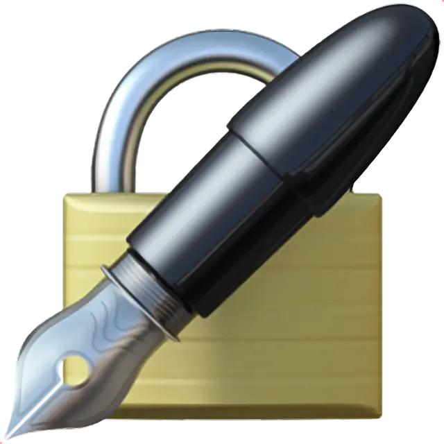 Mit Tintenstift sperren