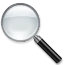 Magnifying Glass Tilted Left