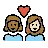 Couple With Heart: Woman, Woman, Medium-Dark Skin Tone, Light Skin Tone