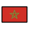 Flag: Morocco Emoji 🇲🇦 image - OpenMoji style