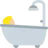 Person Taking Bath: Medium-Light Skin Tone Emoji 🛀🏼 image - Twitter / X (Twemoji) style