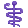 พนักงานของ Aesculapius Emoji ⚕ image - Google Noto Color style
